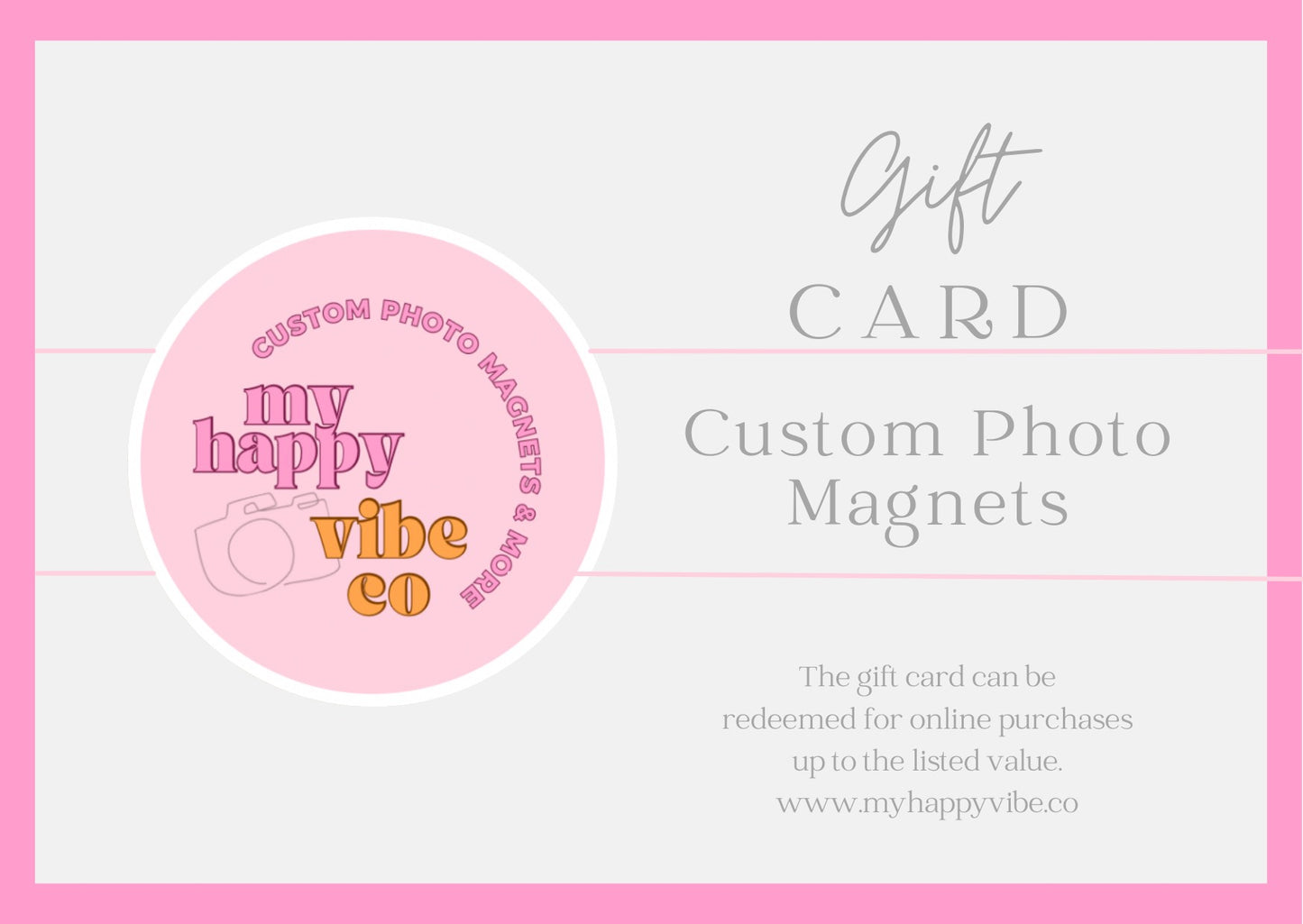 My Happy Vibe Co Gift Card