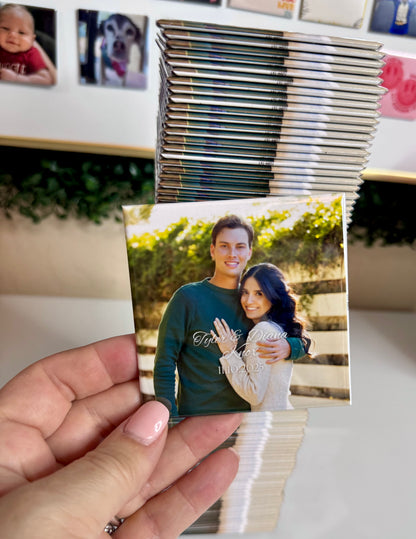 9 Custom Photo Magnets 3x3